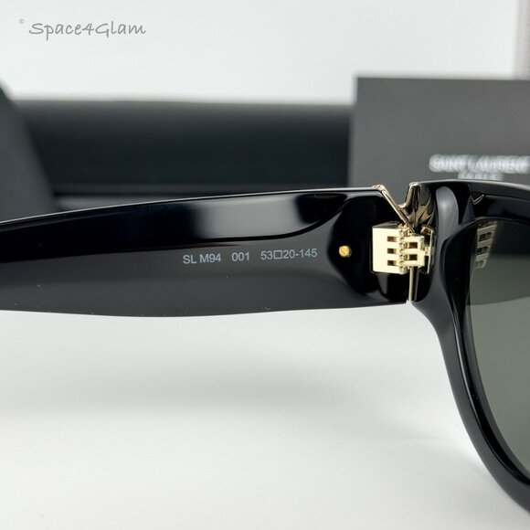BRAND NEW Saint Laurent SLM94 001 Black Grey Cat Eye Women Sunglasses main image 10